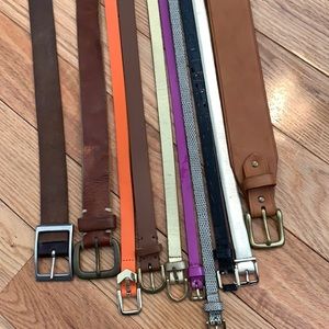 Jcrew belts, M, variety of colors